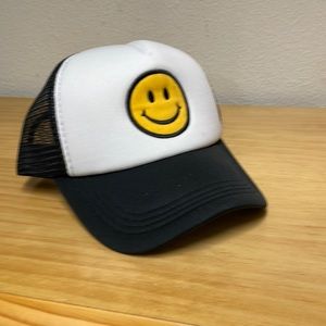Smiley face baseball hat